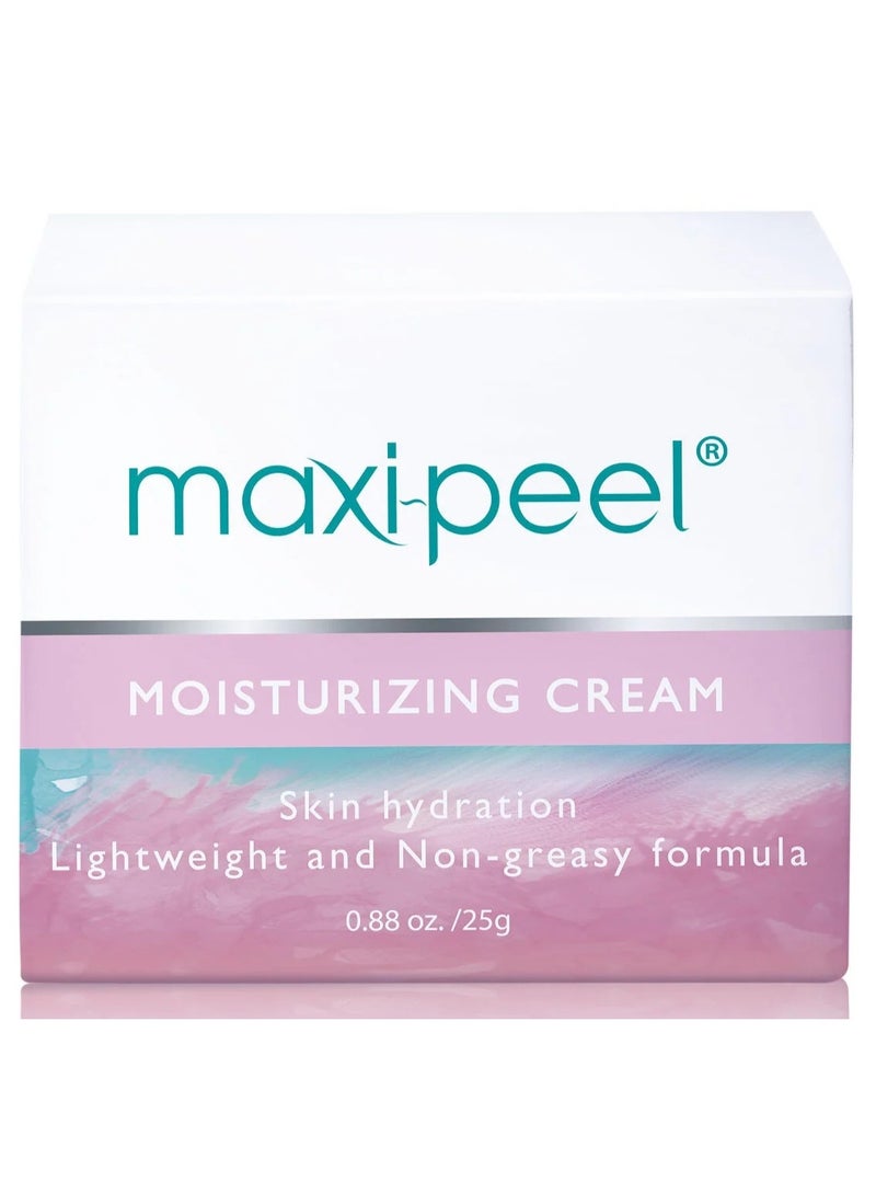MAXI PEEL Moisturizing Cream Skin Hydration Lightweight & Non-Greasy Formula 25 G - Image 1
